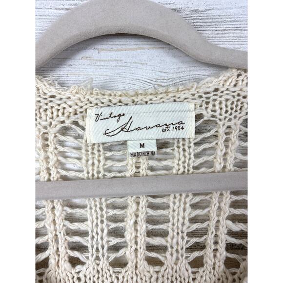 Vintage Havana Women’s M Aztec Boho Crochet Knit Long Sleeve Sweater - Picture 3 of 4